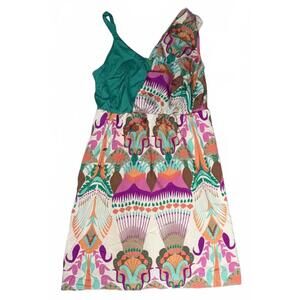 Judith March Colorful Patterned Midi Dress